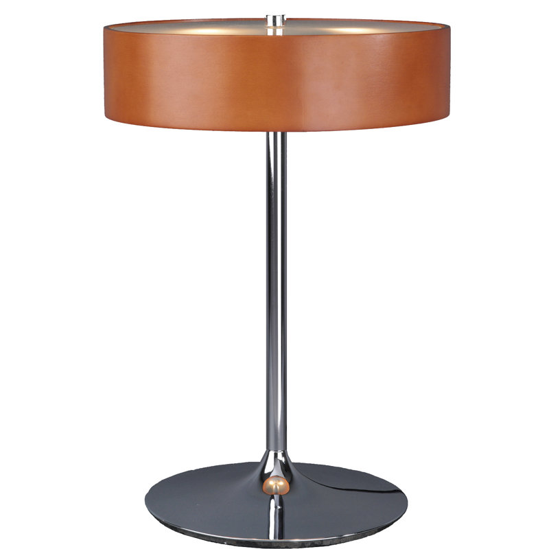 Malibu Metal Lamp Base Lamp, Cherry Wood