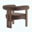 Chaise d'appoint moderne rembourrée avec accoudoirs ronds-2090862977