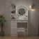 Ensemble coiffeuse et miroir Hermanson
