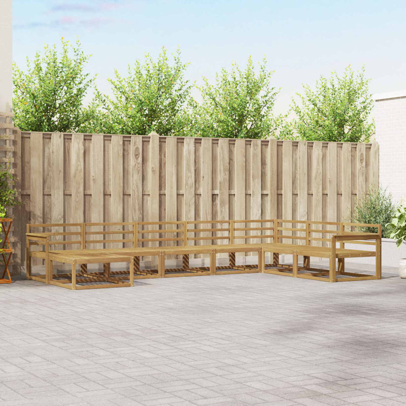 406cm Wide Patio Sectional Set
