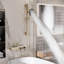 Ensemble de robinet de douche mural, douchette à 2 fonctions et 3 jets à main, or brossé, certifié CUPC-125033861