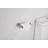 3-Pieces Bathroom Hardware Accessories Set - Towel Bar, Toilet Paper Holder, Robe Towel Hooks-117306390