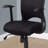 Office Chair, Adjustable Height, Swivel, Ergonomic, Armrests, Computer Desk, Work, Black Mesh, Black Metal, Contemporary, Modern