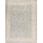 Wool Oriental Area Rug in Light Blue/Ivory/Brown