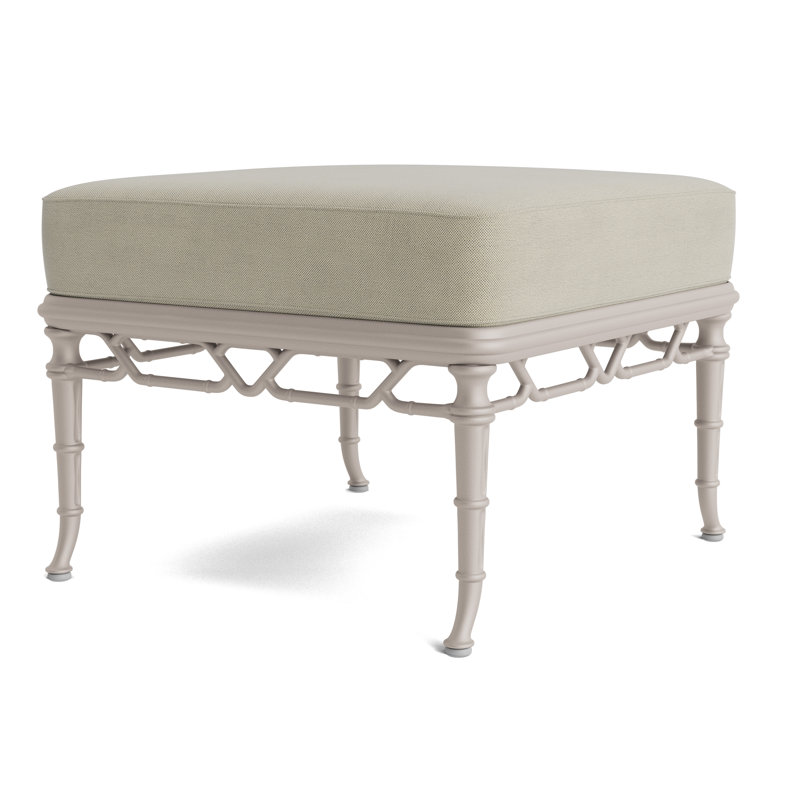 Calcutta Outdoor Ottoman, Fushion Neptune, Dove