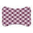 Purple Dots - 1 Piece Bone Shape Feeding Mat
