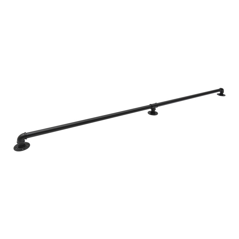 Rampe d'escalier en métal H 78,74 po x P 1,26 po