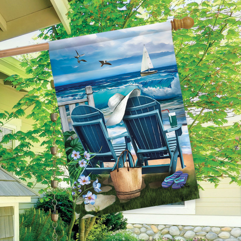 Drapeau de la maison d'été Seaside Escape