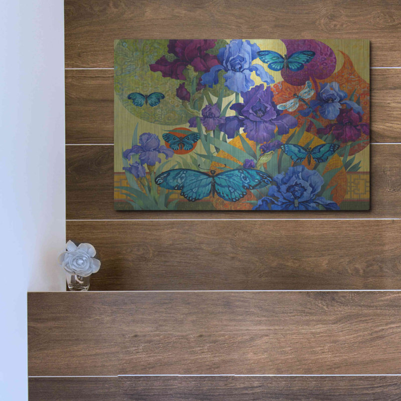 «Iris Garden» par David Galchutt, H 12 po x l 16 po