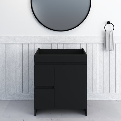 Cinnamon 30'' Single Bathroom Vanity Base Only