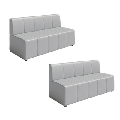 Banc rembourré en similicuir