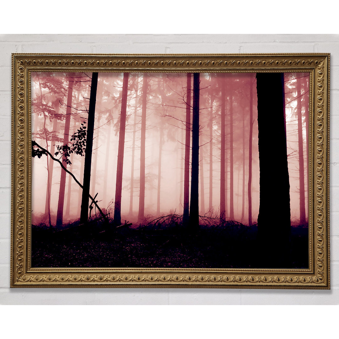 Mauve Forest Mist - Einzelner Bilderrahmen Kunstdrucke