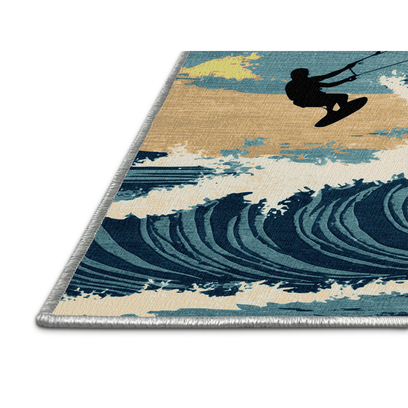  Tapis lavable pour sports de kiteboarding, Tapis de couloir 2 pi x 5 pi