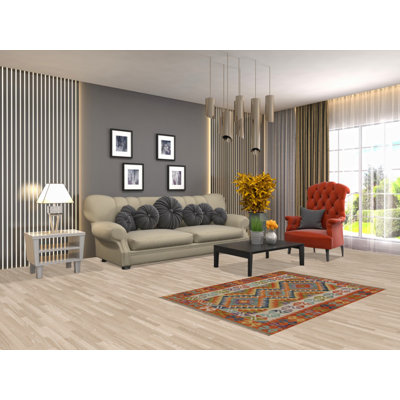 Tapis décoratif South Western Kilim 3 x 5