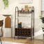 Keren Kitchen Wine Rack with Stemware Holder