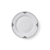Black Lace Appetizer Plate 7.48"