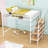 Etowah Metal Loft Bed with Lateral Storage Ladder-845284688-845284691