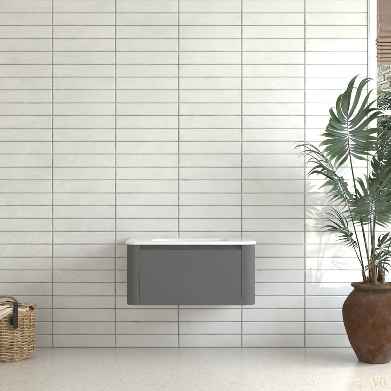 Meuble-lavabo mural 30 po avec lavabo flottant