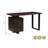 3-drawer Live Edge Solid Wood Desk-485744539