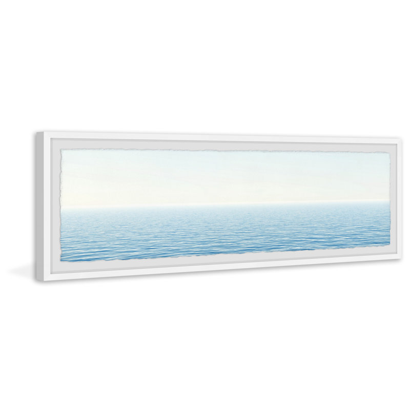 Sea Wide - Single Picture Frame Print, 38cm H x 114cm W x 3.81cm D