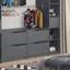 Vecellio Furniture 3826 Large Drawer Set 2 Piece Large Ant