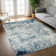 Wyona Power Loom Dark Blue/White/Charcoal Rug