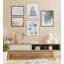 «Beach Waves Sunset Cloud Landscape» par The Creative Bunch Studio, reproduction d'art encadrée-512276059-512276063