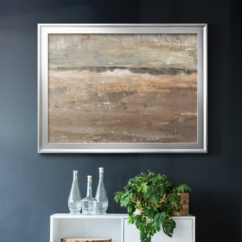 «Early Evening Light II», toile tendue avec châssis, H 14 po x l 20 po x P 1,5 po, Argent