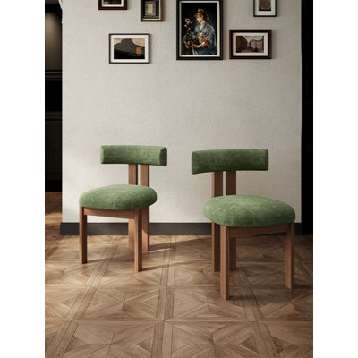 Chaise de salle à manger rembourrée Crutcher