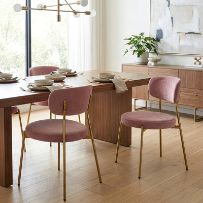 Keriana 15.75'' H Upholstered Metal Side Chair