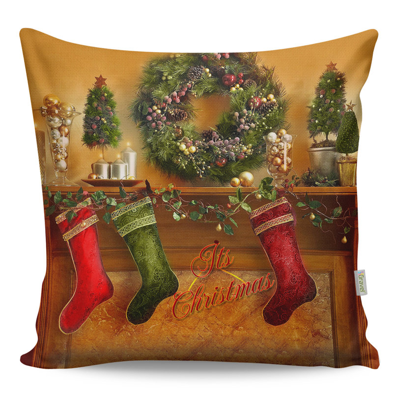 Coussin lavable de qualité supérieure, 17,0 x 17,0 pouces, 50% coton / 50% polyester, rembourrage en silicone, fermeture à glissière dissimulée | Doux, confortable et repassable | Parfait pour la décoration intérieure, le salon et la chambre à cou