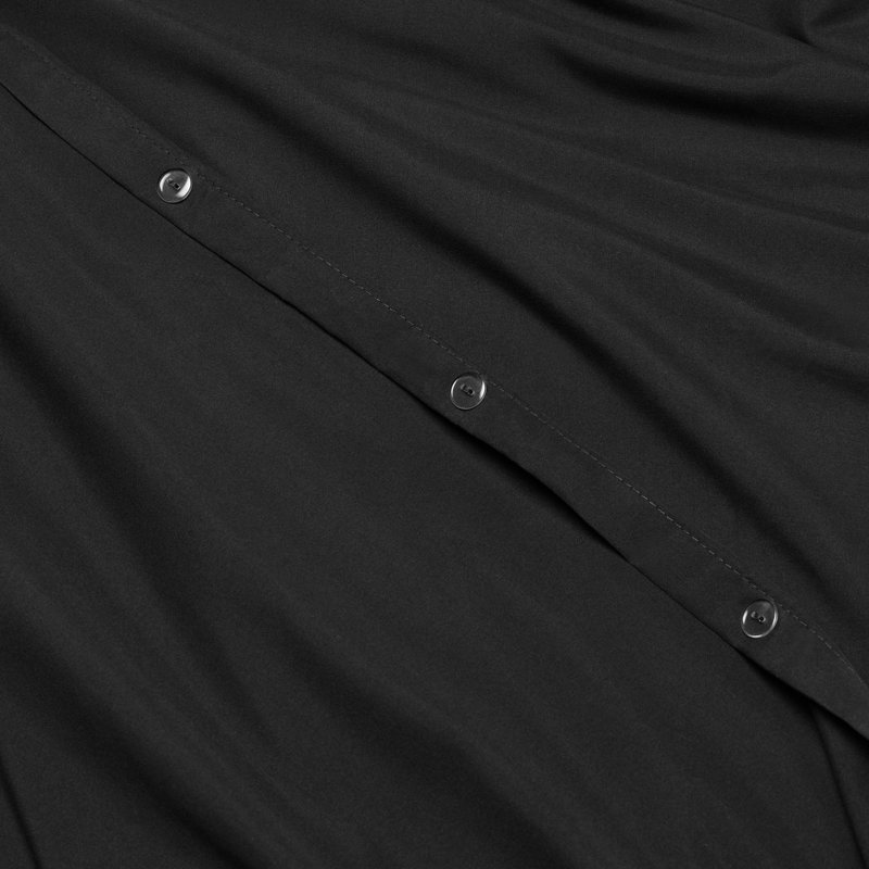 Duvet Cover, Black, Cal. King Duvet Cover+2King Shams+2Pillowcase