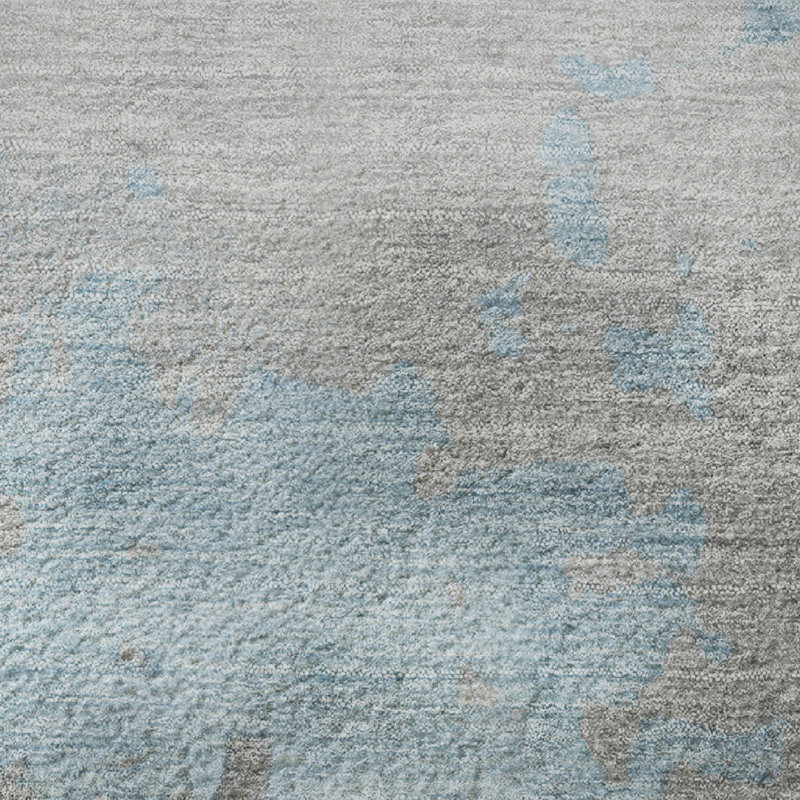 Tapis moderne lavable à la machine Premium AMF1881, Rectangulaire 3 pi x 5 pi