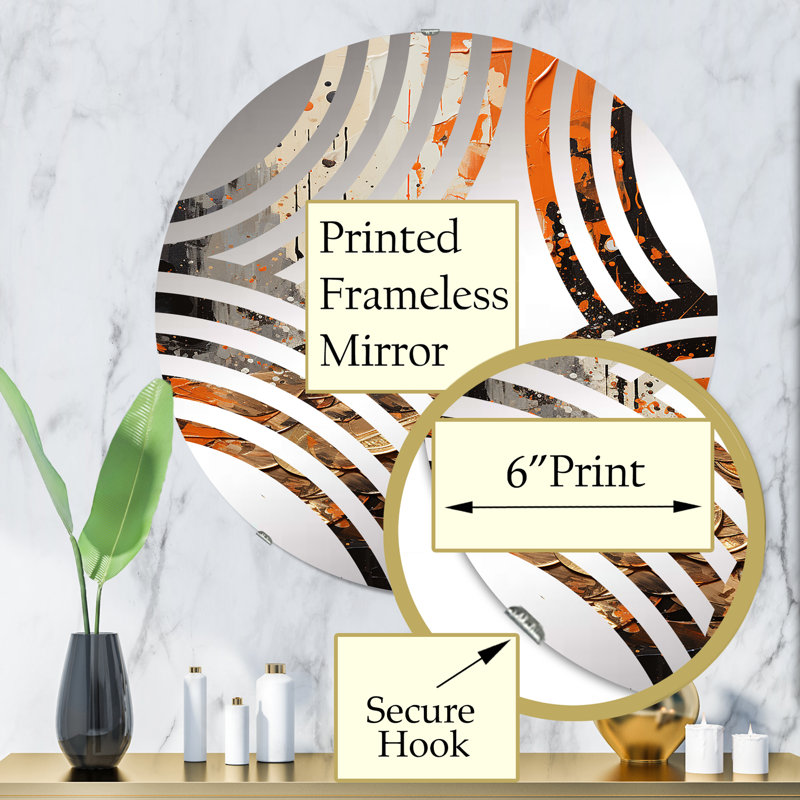 Circle Mirror, 31.4" x 31.4"