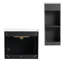  Meuble-lavabo mural avec lavabo en céramique et armoire latérale, portes à fermeture douce, armoire combinée 00112WH-06324BCT (KD-Packing)-115922394