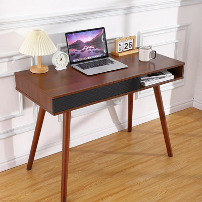 Bureau d'écriture de 42 pouces Mid Century