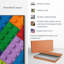 «Colorful Legos», reproduction sur toile-1465685152