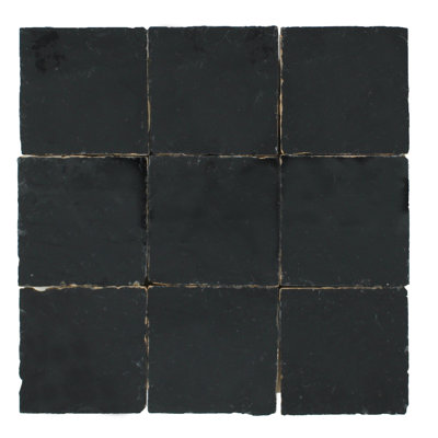 Moroccan Zellige 4" x 4" Ceramic Floor & Wall Tile