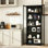 Grand rangement avec 5 tablettes réglables, armoire autoportante