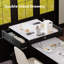Îlot de cuisine avec table de salle à manger extensible-2033027142