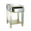 Porte-table d'appoint en bois à 1 tablette Phil