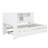 Twin Size Wood Daybed With Storage Shelves, USB And Trundle-1161968816