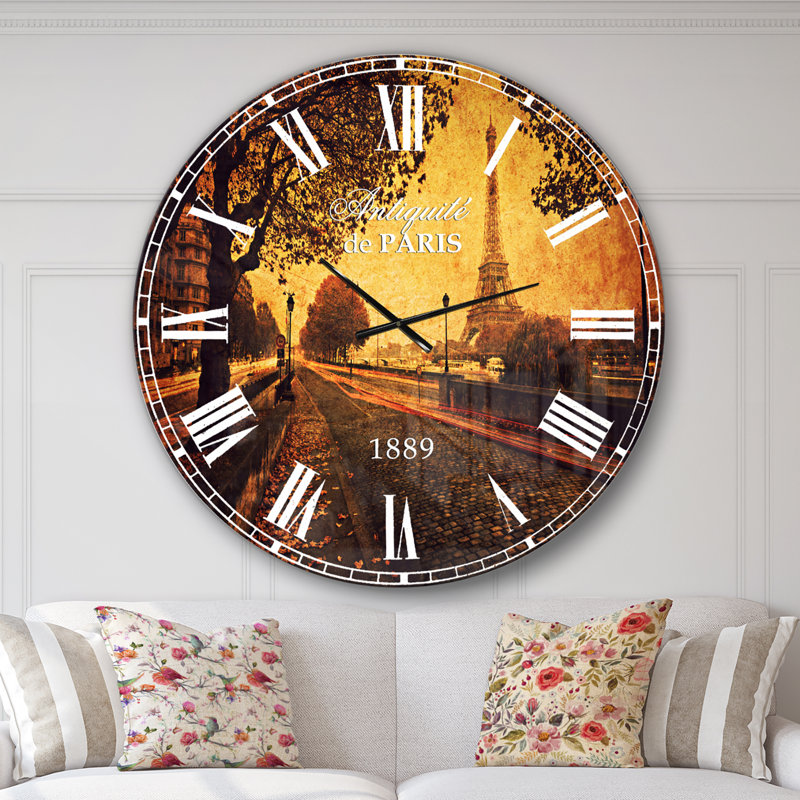 Horloge murale Swigart, Surdimensionné