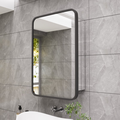 Anaahat Framed Medicine Cabinet Mirror Adjustable