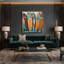 Toile hawaïenne, art mural sur toile brune-485093771