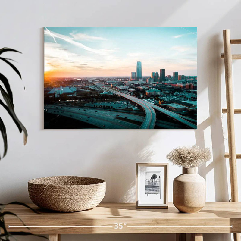 Nicci Oklahoma City View, H 16 po x l 24 po