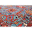 Tapis unique bleu, rouge et vert de 6 pi x 8 pi 11 po