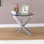 Table de bout chromée