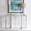 Locke 50.75'' W Glass Console Table