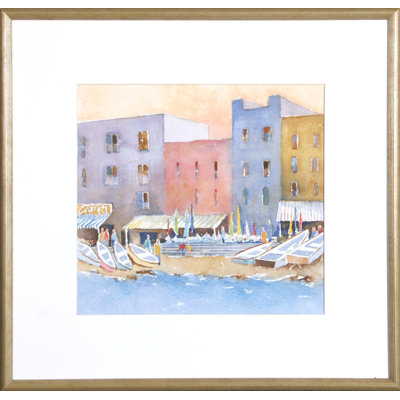 Capri Harbor II Print by Maiser